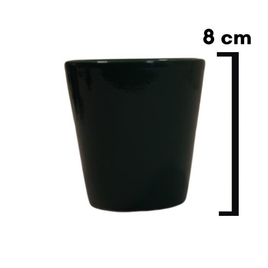 8 CM Seramik Saksı Mini ( PETROL YEŞİLİ )