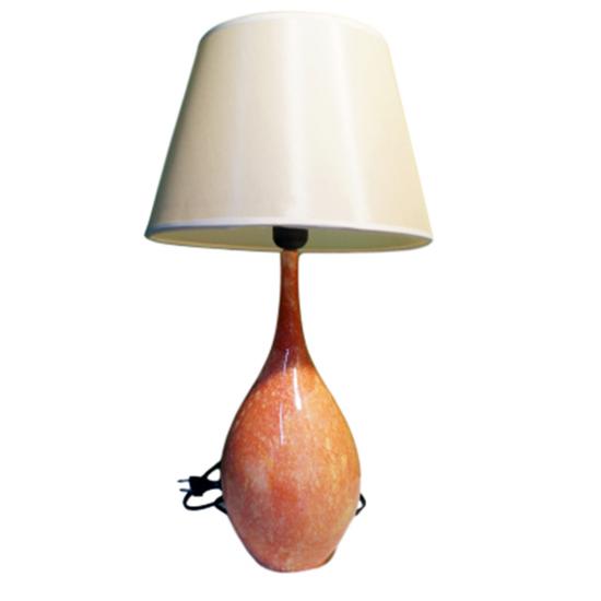 30 CM PEMBE KÖPÜK DESENLİ ŞİŞE ABAJUR