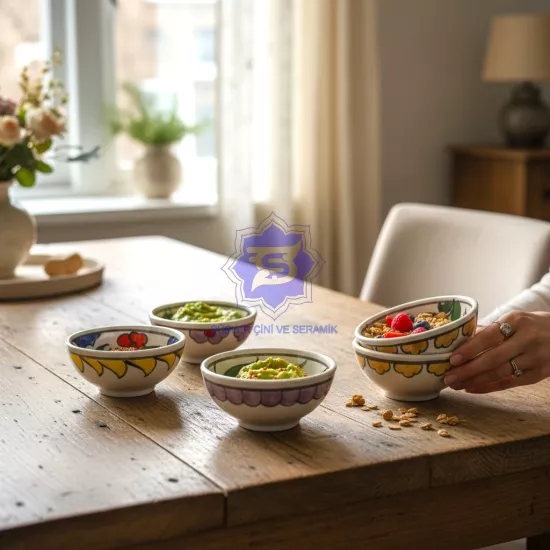 Samur Desenli Seramik Kase Modelleri 