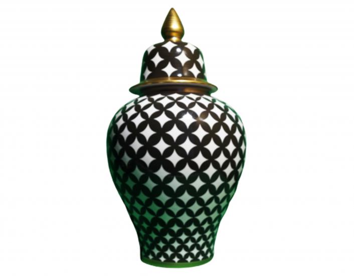30 cm Şah Kavanoz Damalı