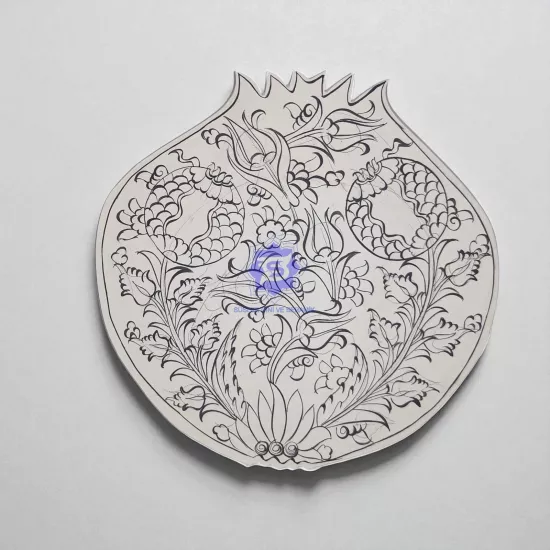 Tahrirli Boyanabilir Seramik Tabak Modelleri